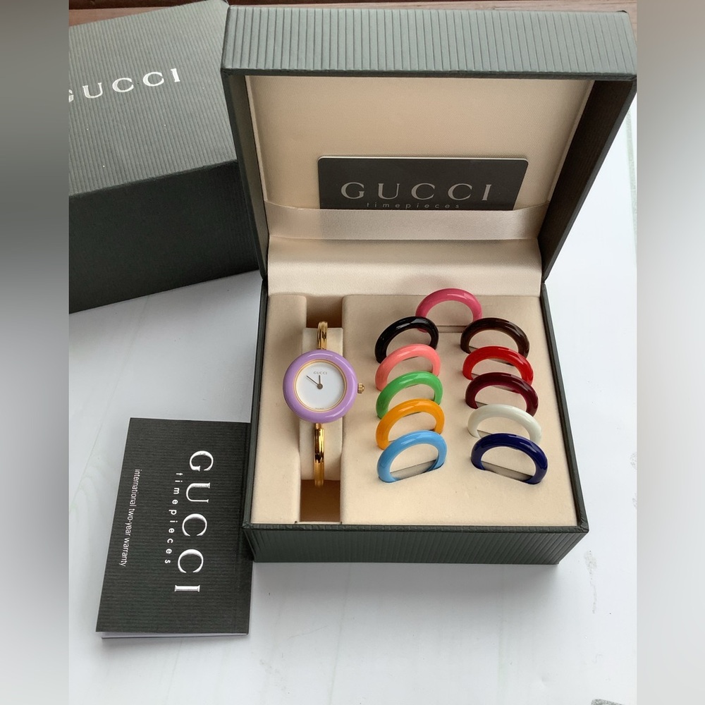 Authentic Gucci bangle watch set ❤️🔥 - Picture 7 of 12